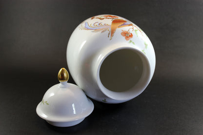 Kaiser Germany, Porcelain Ginger Jar with Lid, Olivia Pattern