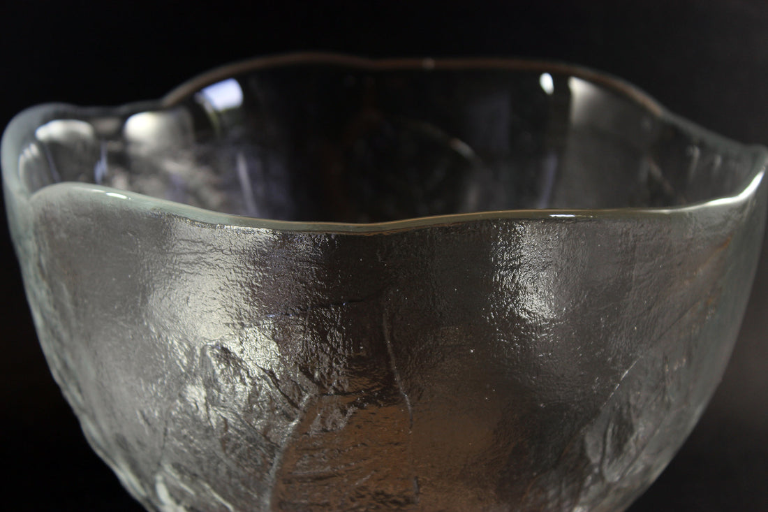 Kosta Boda, Large Leaf Glass Bowl