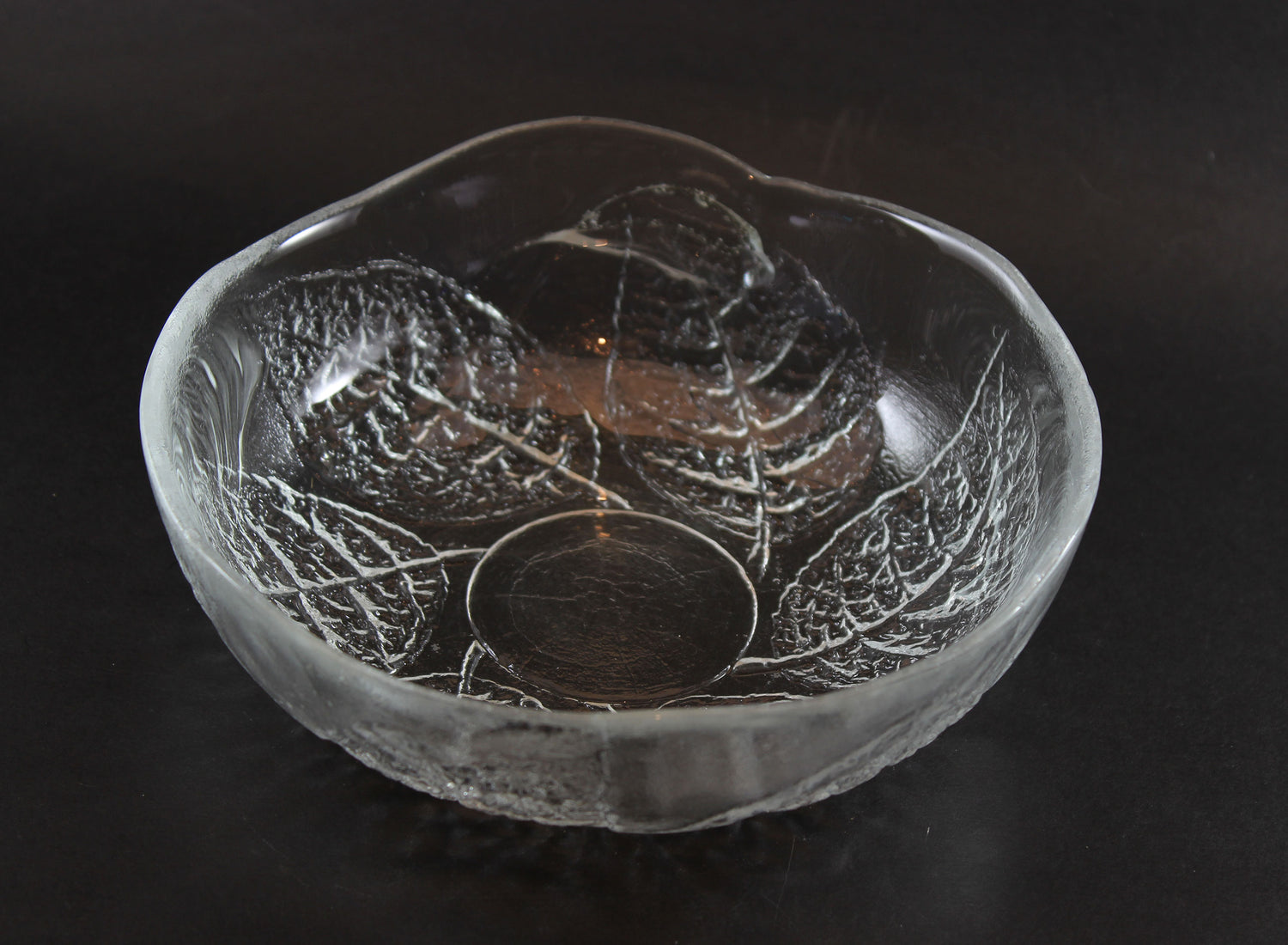 Kosta Boda, Small Leaf Glass Bowl