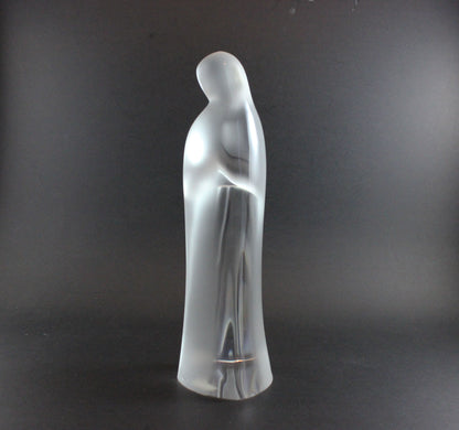Lalique Crystal, Madonna Figurine