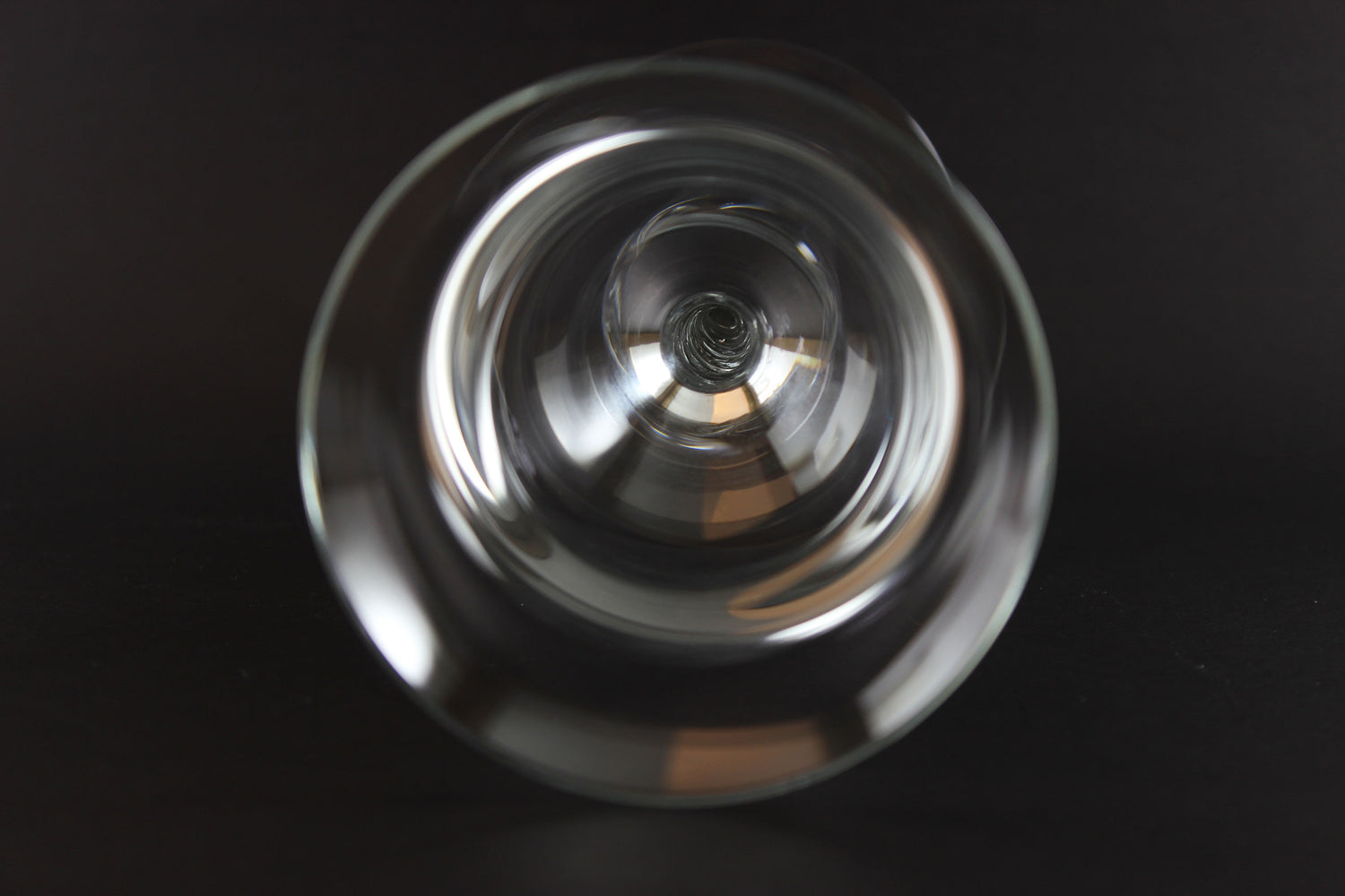 Large Blown Glass White Wine Glasses