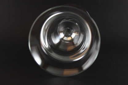 Large Blown Glass White Wine Glasses