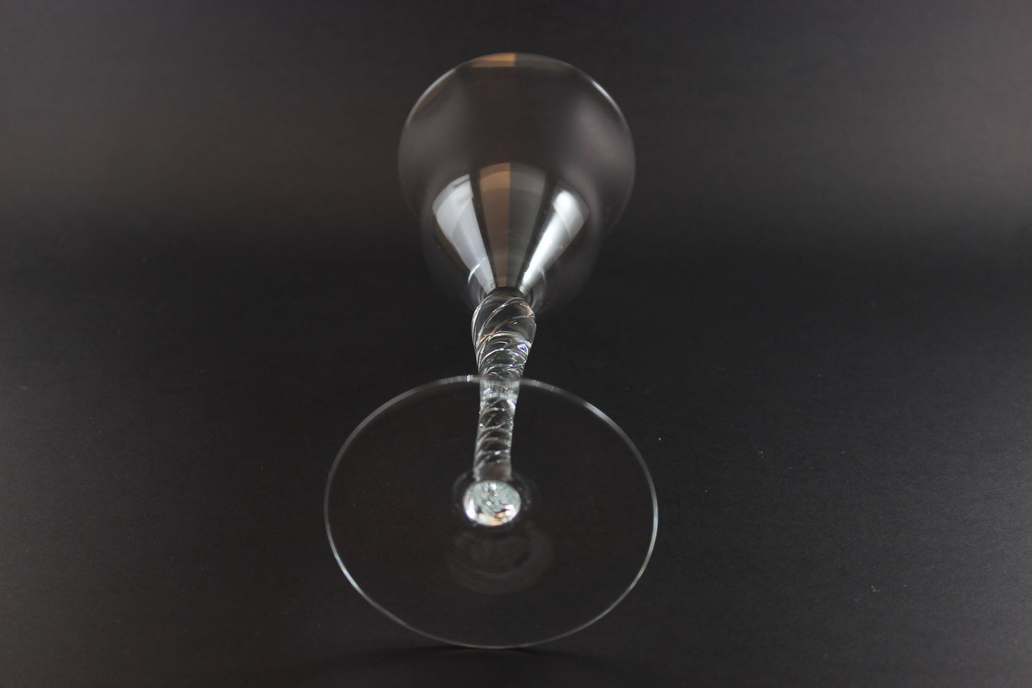 Large Blown Glass White Wine Glass