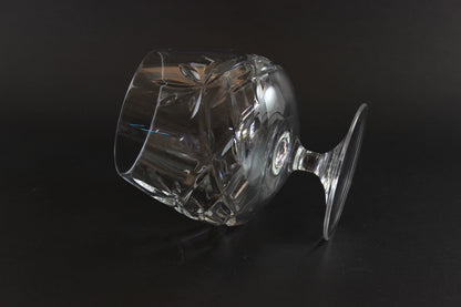 Large Cut Crystal Brandy or Cognac Glasses