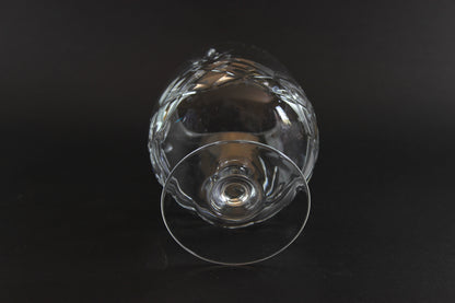Large Cut Crystal Brandy or Cognac Glasses