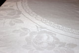 Fine Double Damask Linen Table Cloth, Large Size