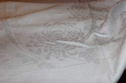 Large Double Damask Irish Linen Tablecloth
