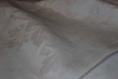 Large Double Damask Irish Linen Tablecloth