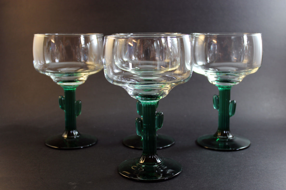 Libbey Cactus Margarita Glasses