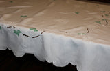 Madeira Fine Linen Small Tablecloth with 12 Napkins