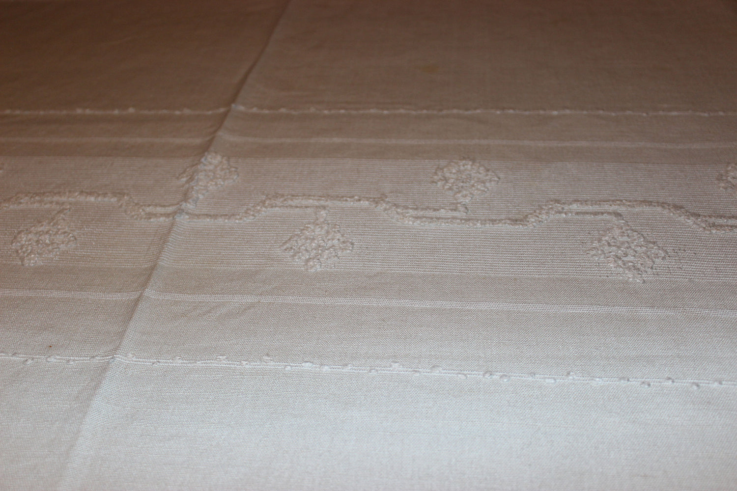 Madeira Natural Linen Banquet Sized Tablecloth with Matching Napkins