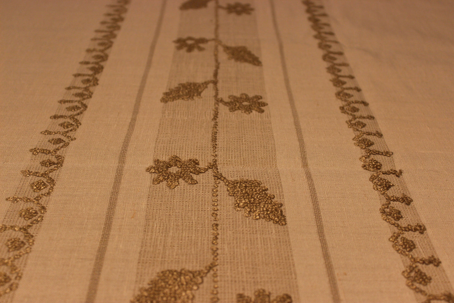 Madeira Natural Linen Tablecloth with Matching Napkins