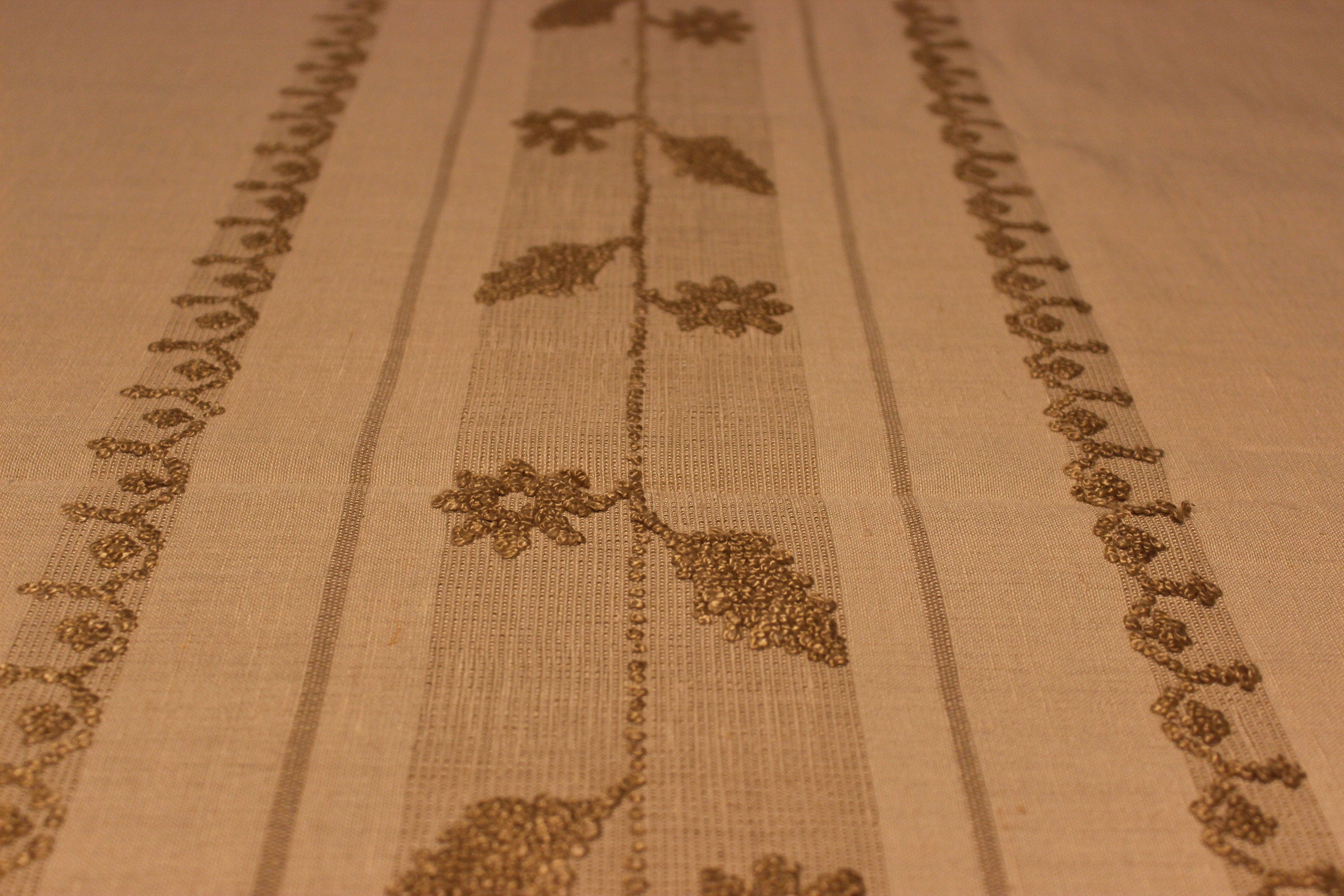 Madeira Natural Linen Tablecloth with Matching Napkins
