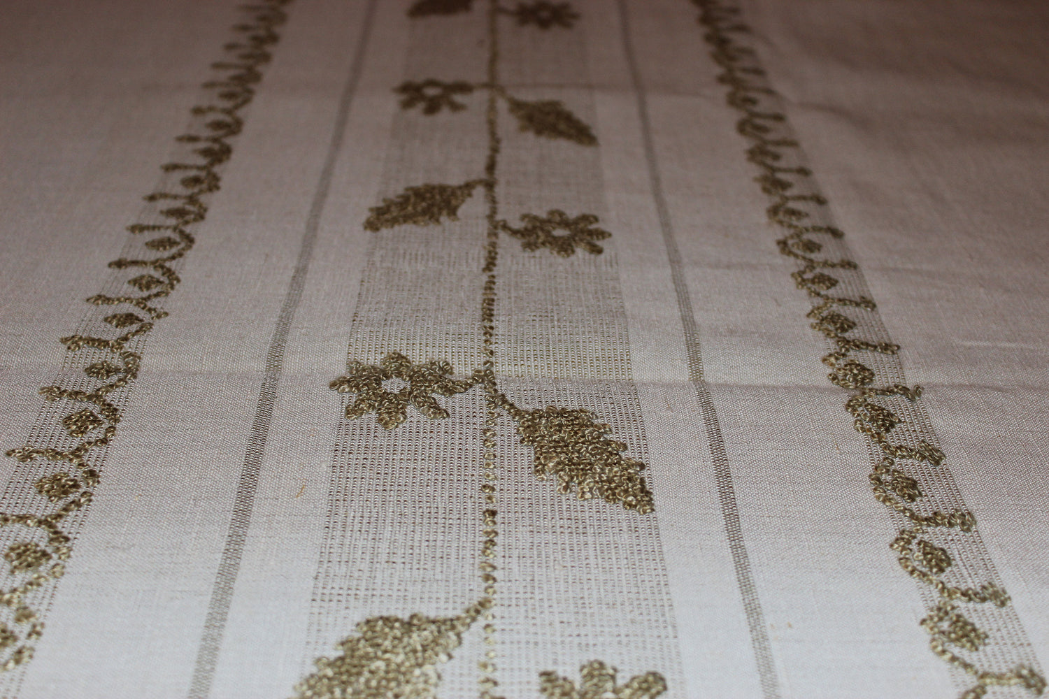 Madeira Natural Linen Tablecloth with Matching Napkins