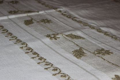 Madeira Natural Linen Tablecloth with Matching Napkins