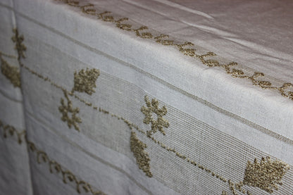 Madeira Natural Linen Tablecloth with Matching Napkins