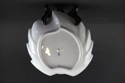 Meissen Blue Onion Leaf Dish