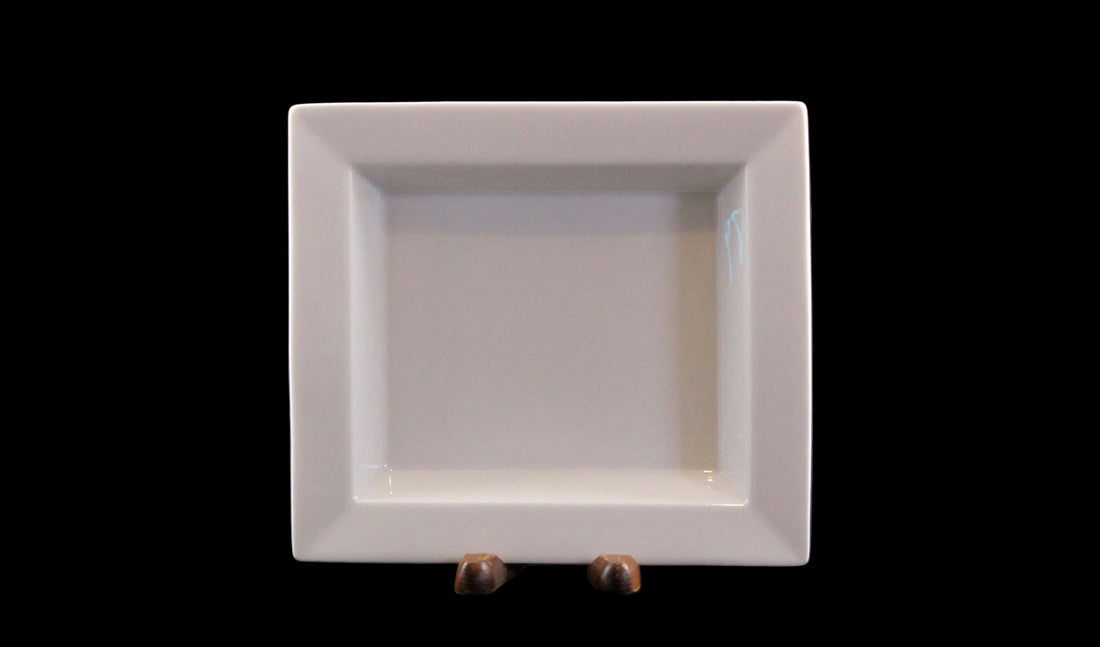 Meissen, Rectangular White Porcelain Dish