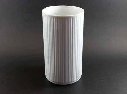 Melitta Germany, White Porcelain Vase