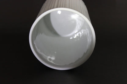 Melitta Germany, White Porcelain Vase