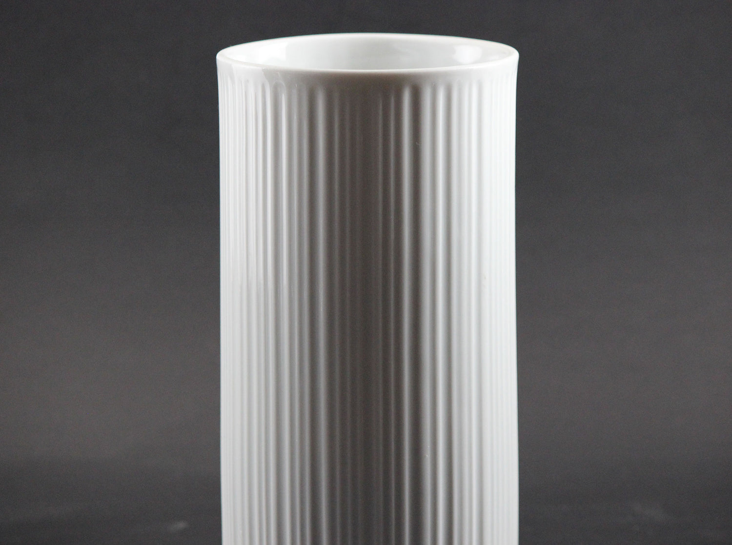 Melitta Germany, White Porcelain Vase