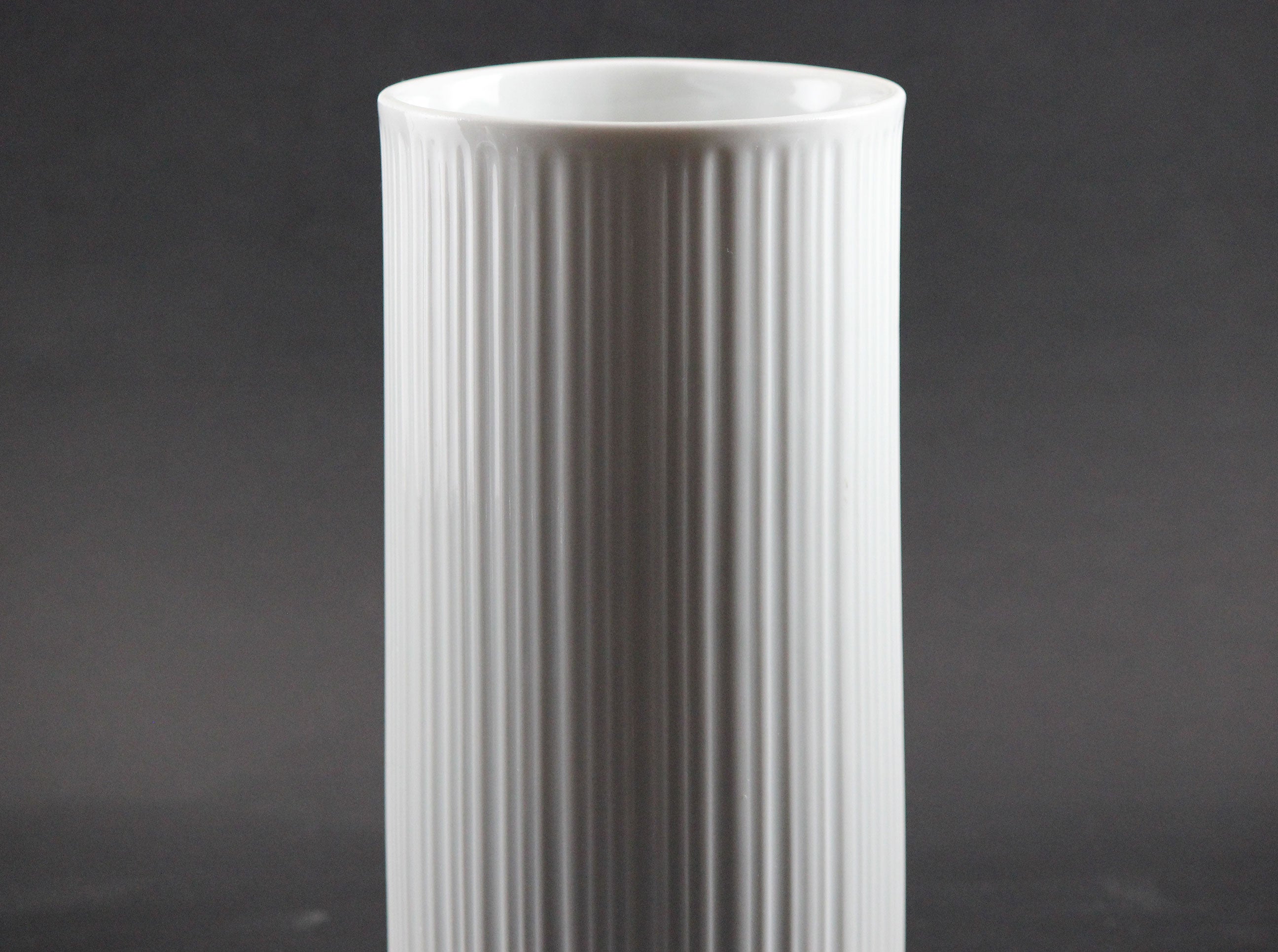 Melitta Germany, White Porcelain Vase