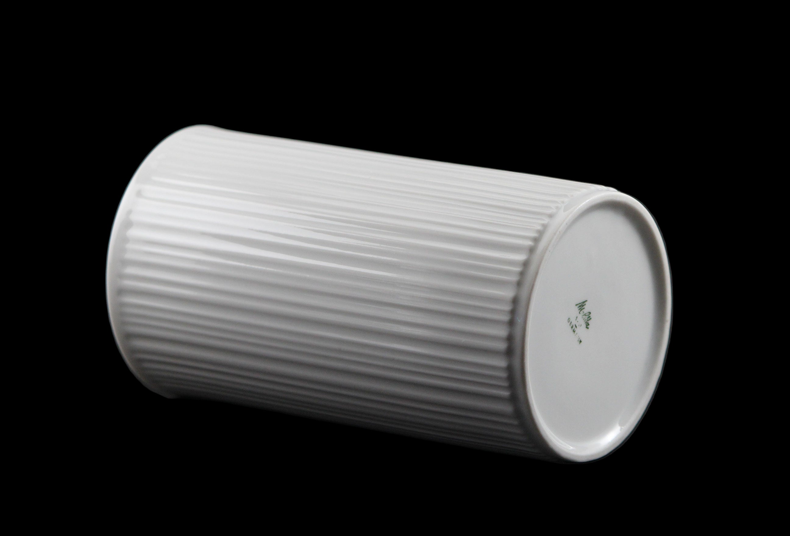 Melitta Germany, White Porcelain Vase