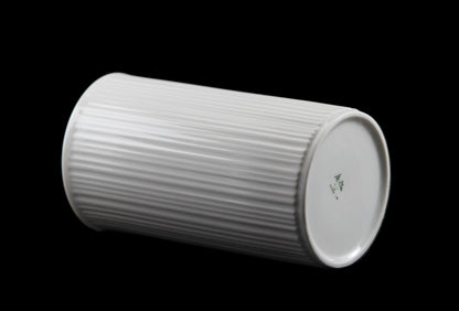 Melitta Germany, White Porcelain Vase