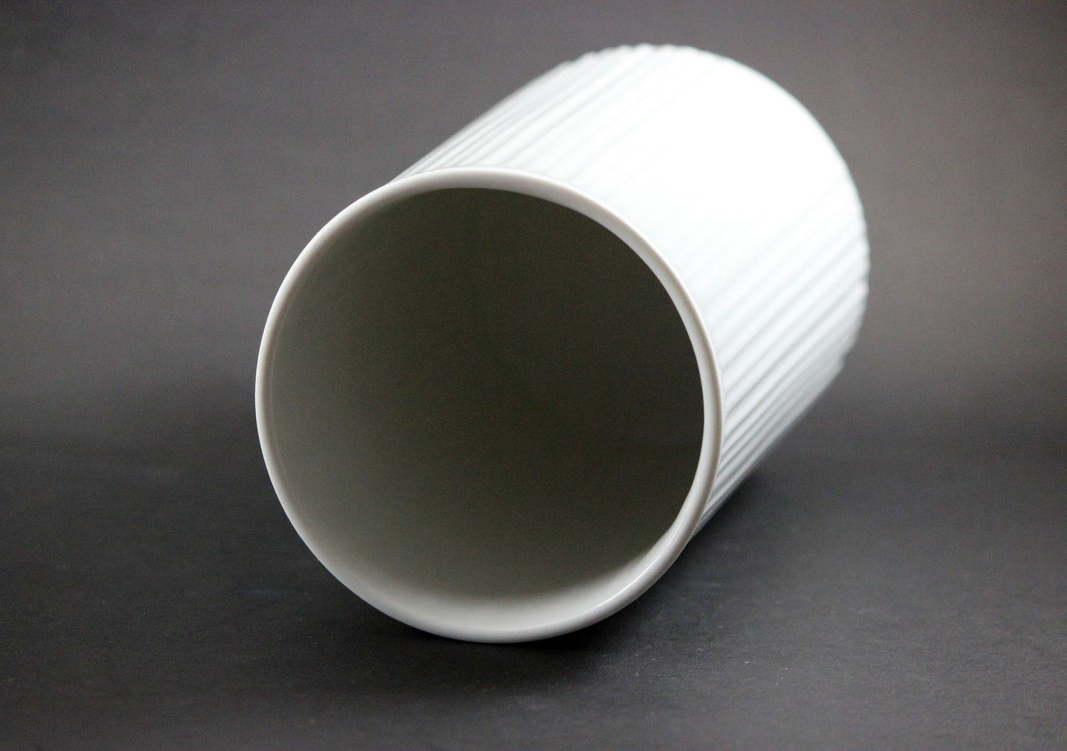 Melitta Germany, White Porcelain Vase