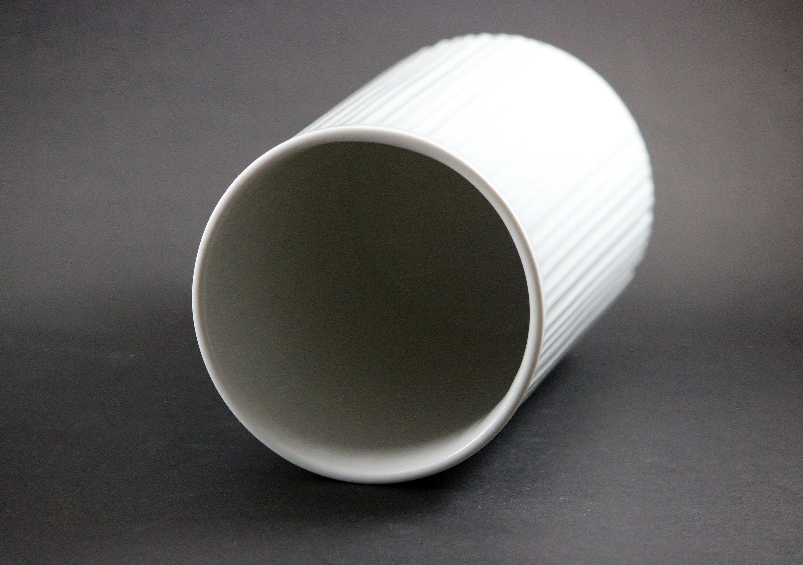 Melitta Germany, White Porcelain Vase