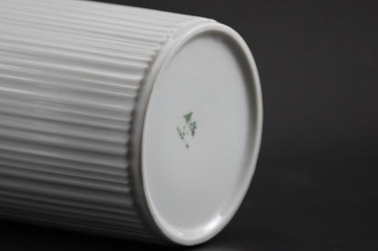 Melitta Germany, White Porcelain Vase