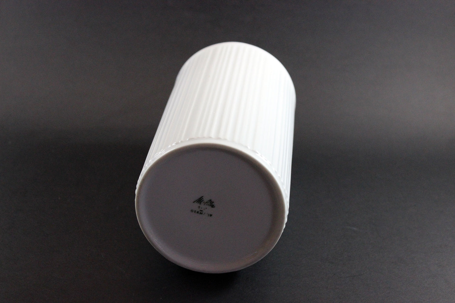 Melitta Germany, White Porcelain Vase