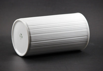 Melitta Germany, White Porcelain Vase