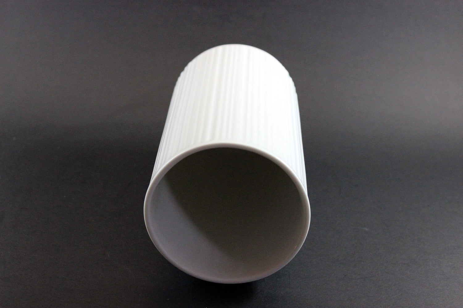 Melitta Germany, White Porcelain Vase