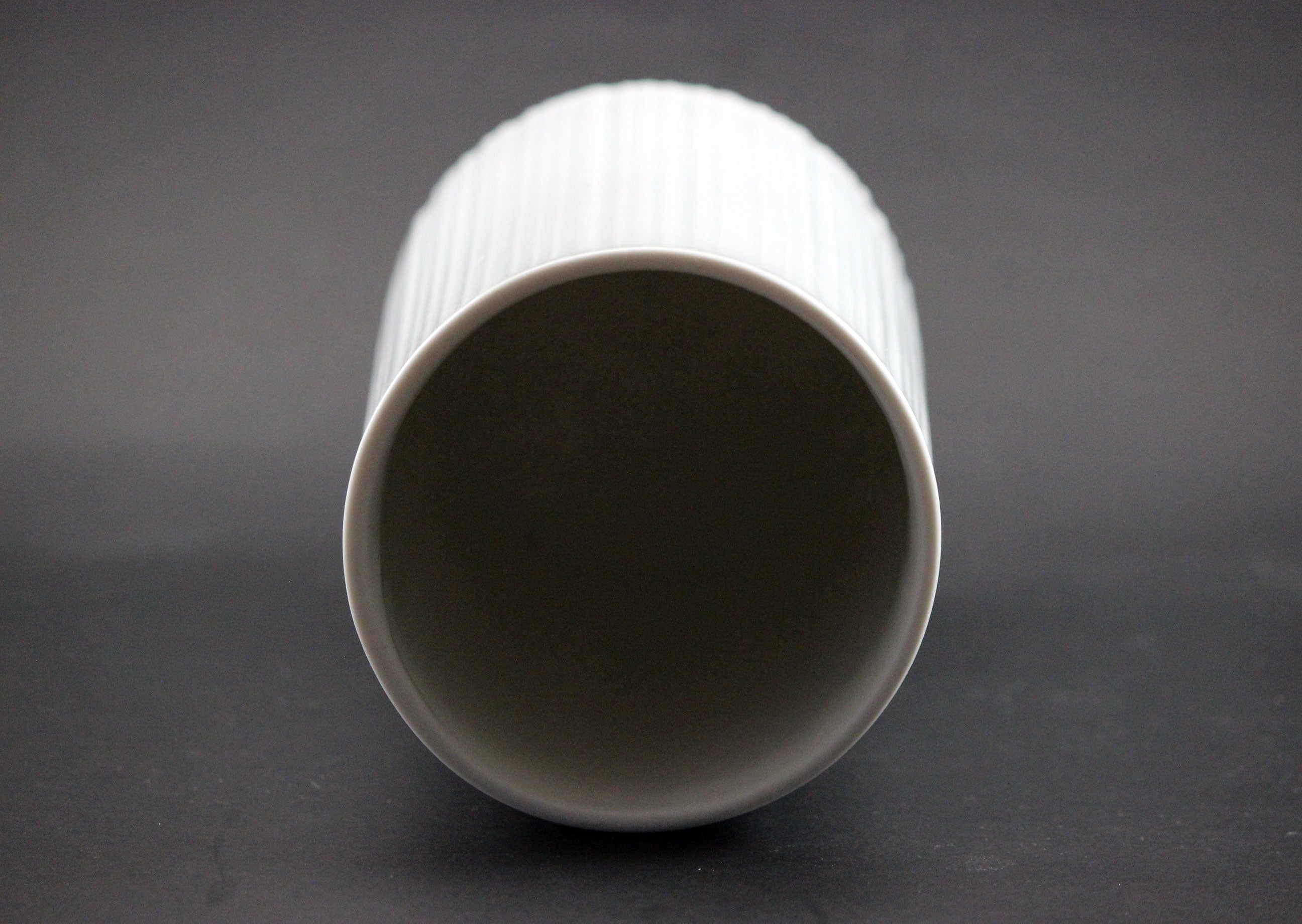 Melitta Germany, White Porcelain Vase