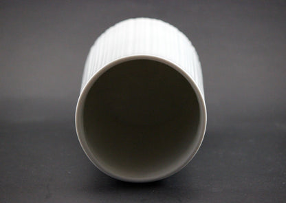 Melitta Germany, White Porcelain Vase