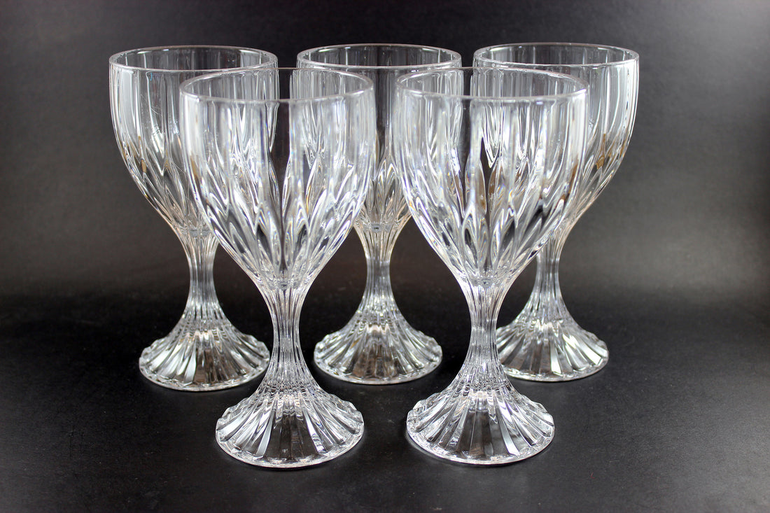 Mikasa Crystal, Park Lane Pattern, Wine Glasses