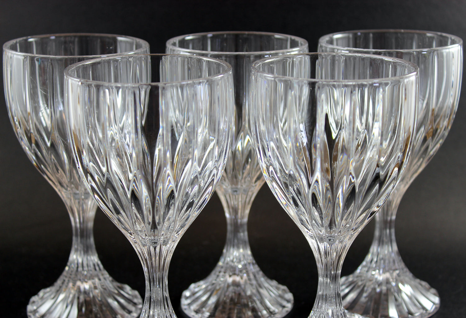 Mikasa Crystal, Park Lane Pattern, Wine Glasses