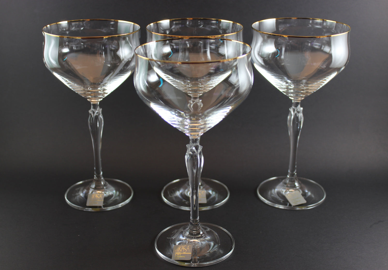 Mikasa, Romanaire Gold, Champagne Coupes