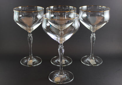Mikasa, Romanaire Gold, Champagne Coupes