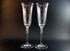 Mikasa, Sonnet Pattern, Fluted Champagne Glasses