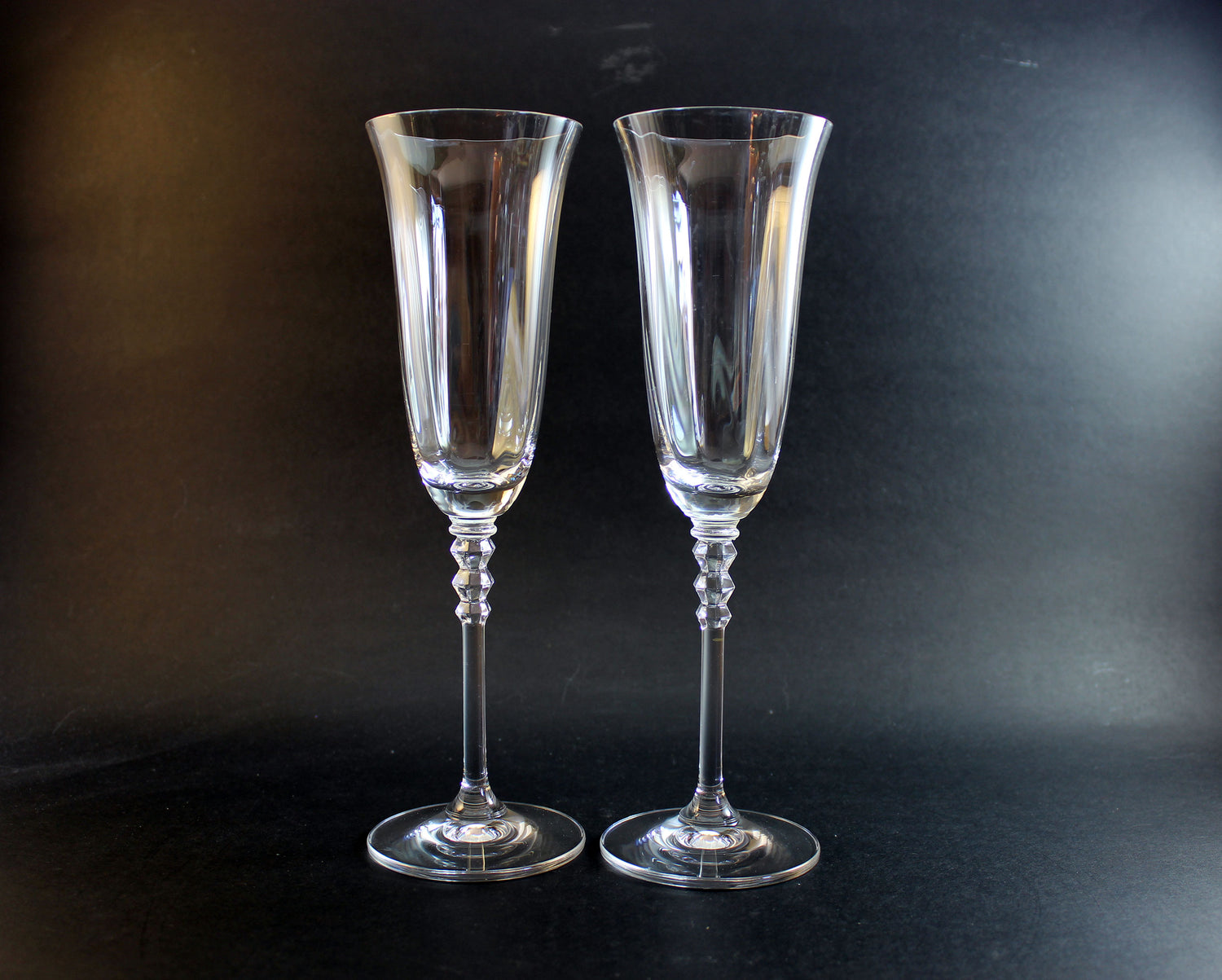 Mikasa, Sonnet Pattern, Fluted Champagne Glasses