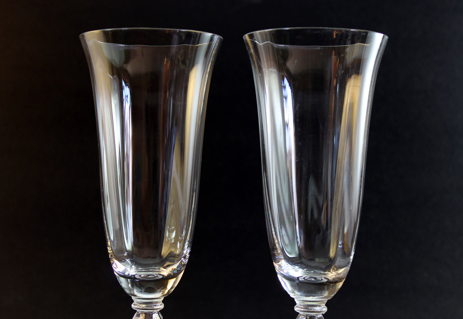 Mikasa, Sonnet Pattern, Fluted Champagne Glasses