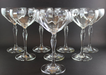 Mikasa, Spring Petals Pattern, Champagne Coupes