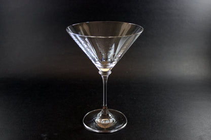 Mikasa Crystal, Stephanie Pattern, Martini Glasses