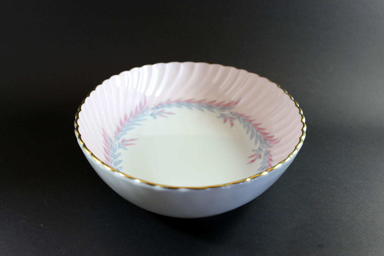 Minton China, Symphony Pink, Oval Serving Bowl