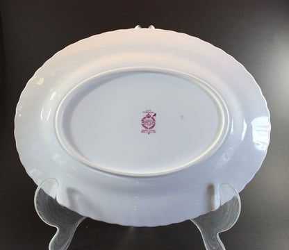 Minton China, Symphony Pink, Oval Serving Platter