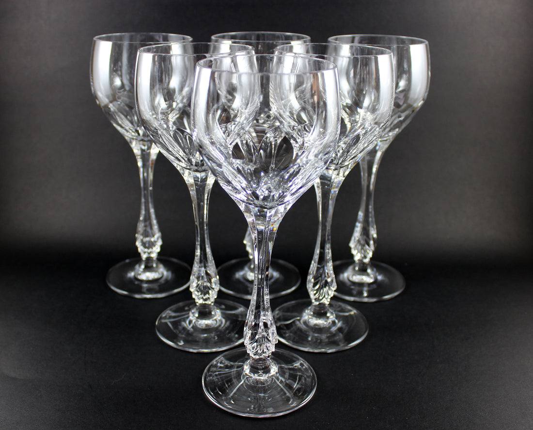 Nachtmann Crystal, Lenore Pattern, Water Goblets