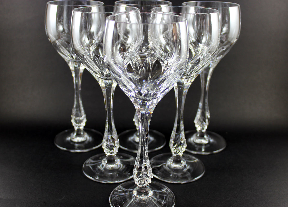 Nachtmann Crystal, Lenore Pattern, Water Goblets