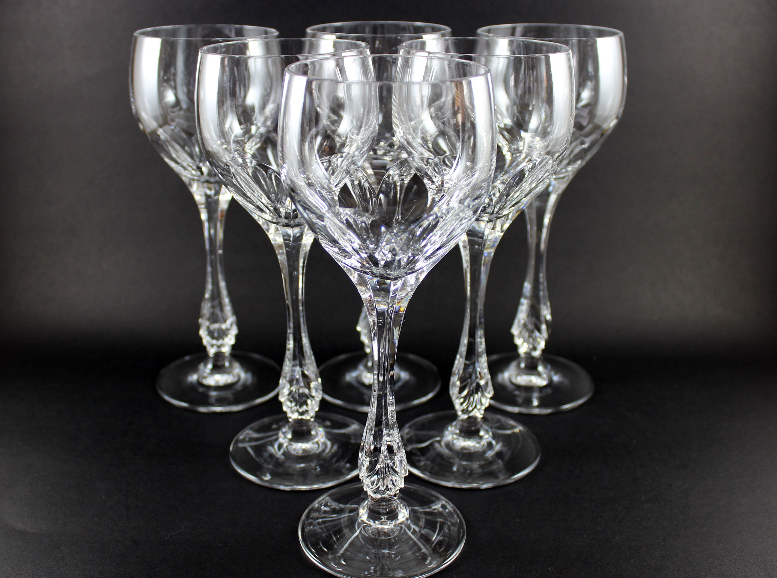 Nachtmann Crystal, Lenore Pattern, Water Goblets